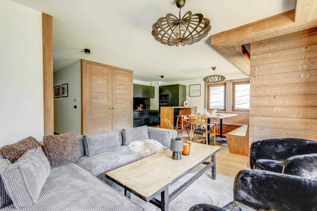 4-Room Apartment With Garden, Gym And Shared Spa Межев Екстер'єр фото